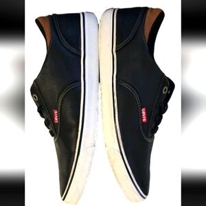 Levi's Sneaker Men Size 12 Black Casual Shoe Low Top Comfort Versatile